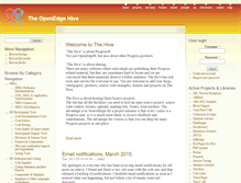 Tablet Screenshot of oehive.org